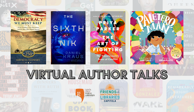 September Virtual Author Talks